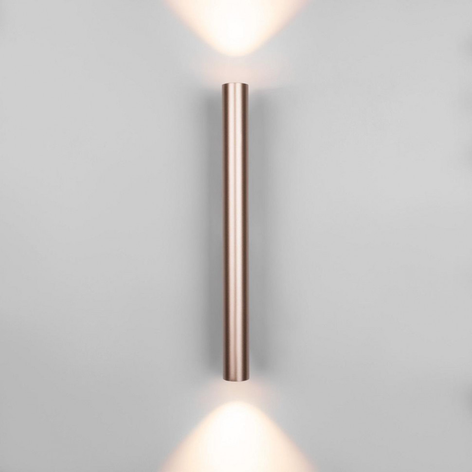 Настенный светодиодный светильник Elektrostandard Langer 40124/LED матовое золото a061987