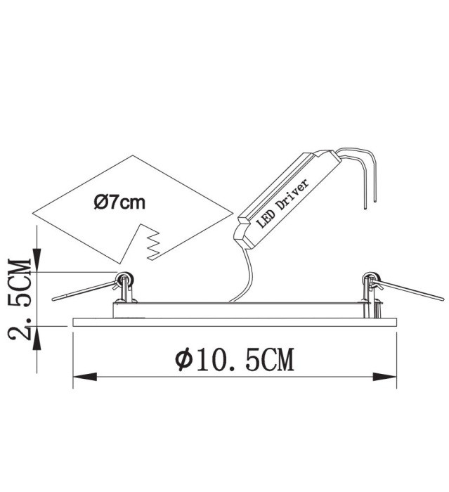 Точечный светильник Rigel A7606PL-2WH Arte Lamp