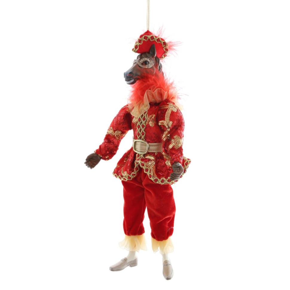 Игрушка набивная подвес "Лошадь", L13 W10 H37 см (полка 23 см.)