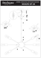 Подвесной светильник Floriana 5010/01 SP-18 Divinare Подвесной светильник Floriana 5010/01 SP-18 Divinare