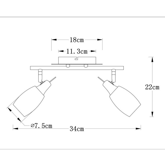 Спот Volare A4590AP-2SS Arte Lamp