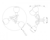 Потолочная люстра Elliott 54351-3 Globo Потолочная люстра Elliott 54351-3 Globo