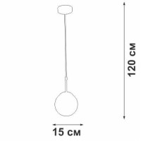 Подвесной светильник Vitaluce V2986-1/1S