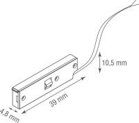 Питание боковое Slim Line Mini Power connector DLSM B Donolux Питание боковое Slim Line Mini Power connector DLSM B Donolux