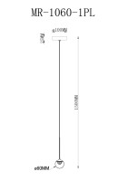 Подвесной светильник Kollins MR1060-1PL MyFar
