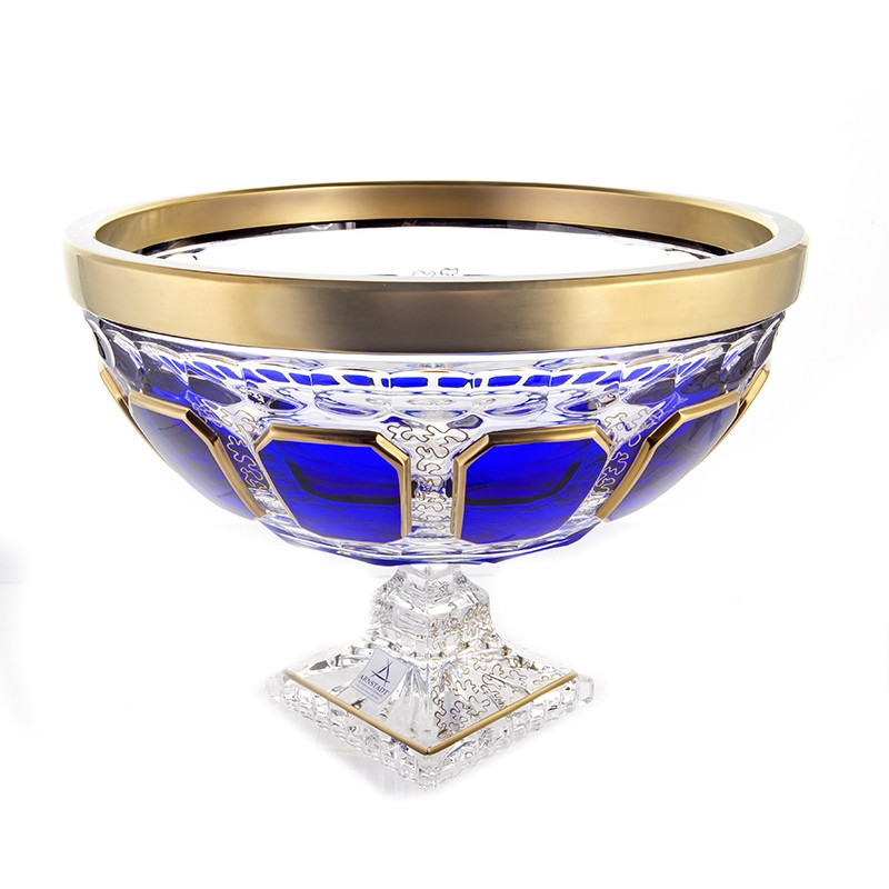 Ваза для фруктов н/н 26см."Антик Синий"