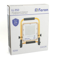 Светодиодный прожектор Feron LL-950 30W 6400K 48675 Светодиодный прожектор Feron LL-950 30W 6400K 48675
