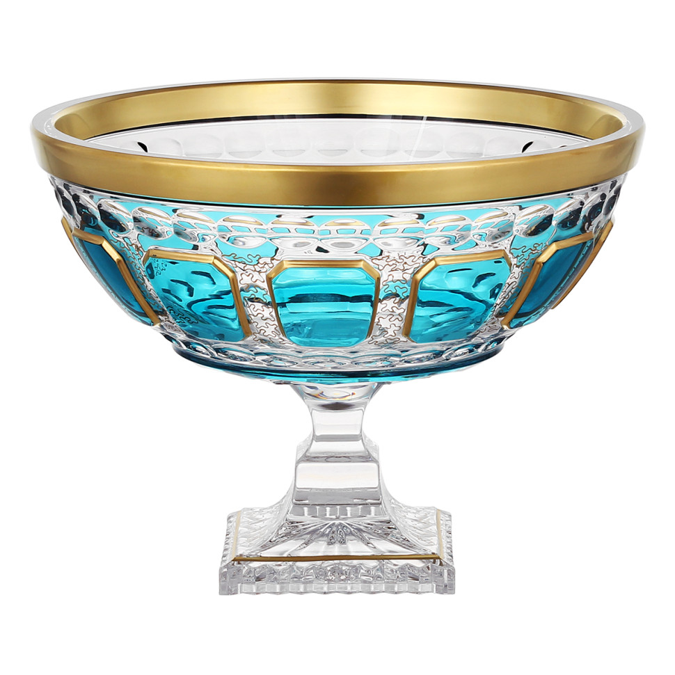 Ваза для фруктов н/н 26см."Антик Бирюза"