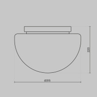 Потолочный светильник Glassy MOD270CL-01G Maytoni Потолочный светильник Glassy MOD270CL-01G Maytoni