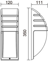 Настенный светильник уличный SIDNEY 1836 Gr Oasis Light Настенный светильник уличный SIDNEY 1836 Gr Oasis Light