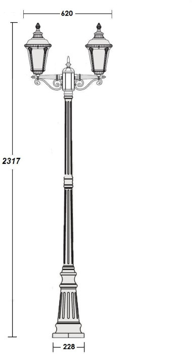Наземный фонарь  79759SА Gb Oasis Light
