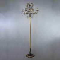 Торшер Alicante 8888F/4 PB Leaf Crystal Ambiente