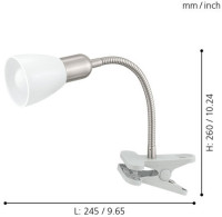 Офисная настольная лампа Dakar 3 92932 Eglo Офисная настольная лампа Dakar 3 92932 Eglo