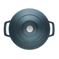 Кокот круглый, 24 см, 4,25 л, морская волна Staub