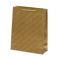 Пакет подарочный M (бумага 210г/м2, блок микс12шт), L26 W10 H32 см, 5в.