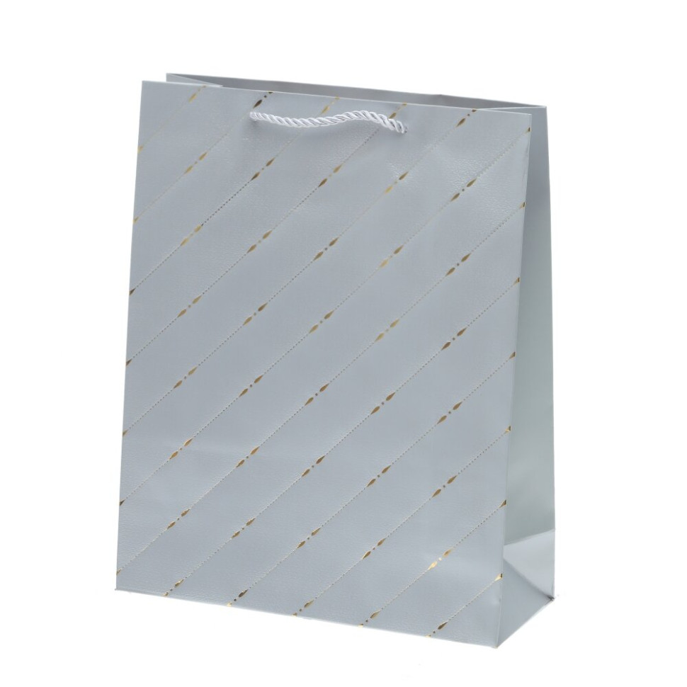 Пакет подарочный M (бумага 210г/м2, блок микс12шт), L26 W10 H32 см, 5в.