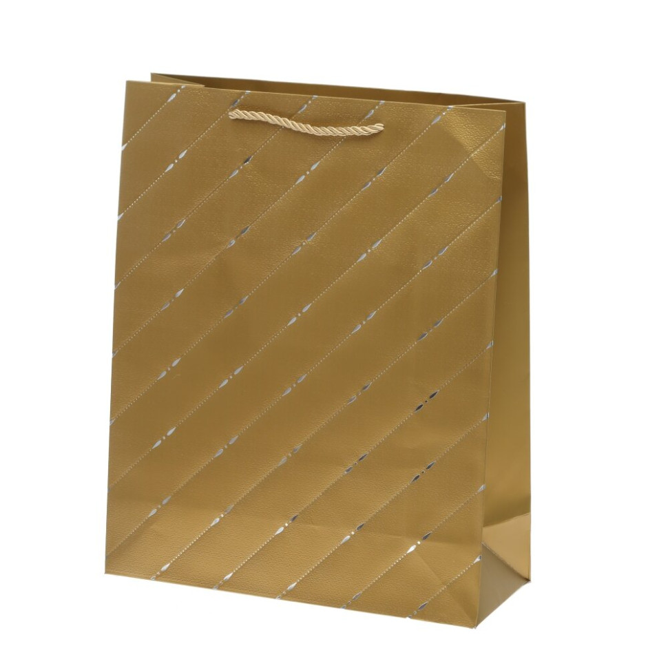 Пакет подарочный M (бумага 210г/м2, блок микс12шт), L26 W10 H32 см, 5в.