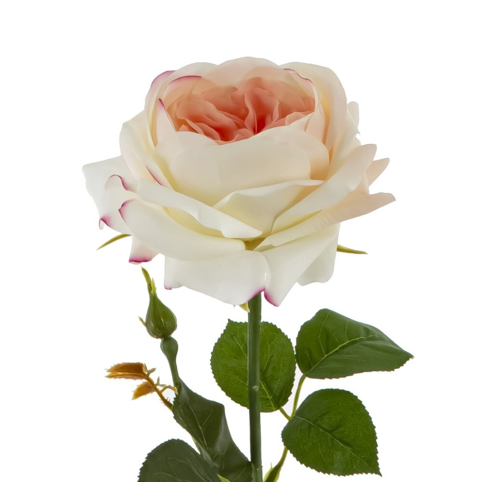 Цветок искусственный "Роза" (Real Touch), L10 W10 H60 см