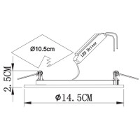 Точечный светильник Rigel A7609PL-2WH Arte Lamp