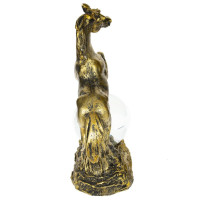 Фигурка декор в стекл шаре "Лошадь", L10 W5 H14 см, 2в.