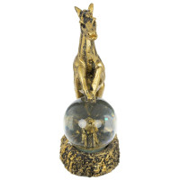 Фигурка декор в стекл шаре "Лошадь", L10 W5 H14 см, 2в.