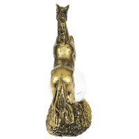 Фигурка декор в стекл шаре "Лошадь", L10 W5 H14 см, 2в.