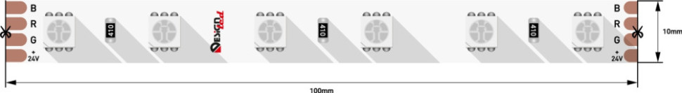 Светодиодная лента LUX DSG560-24-RGB-33 DesignLed