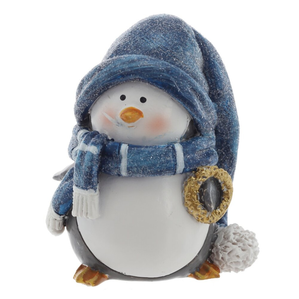Фигурка декоративная "Пингвин",  L5 W5 H6,5 см, 2в.