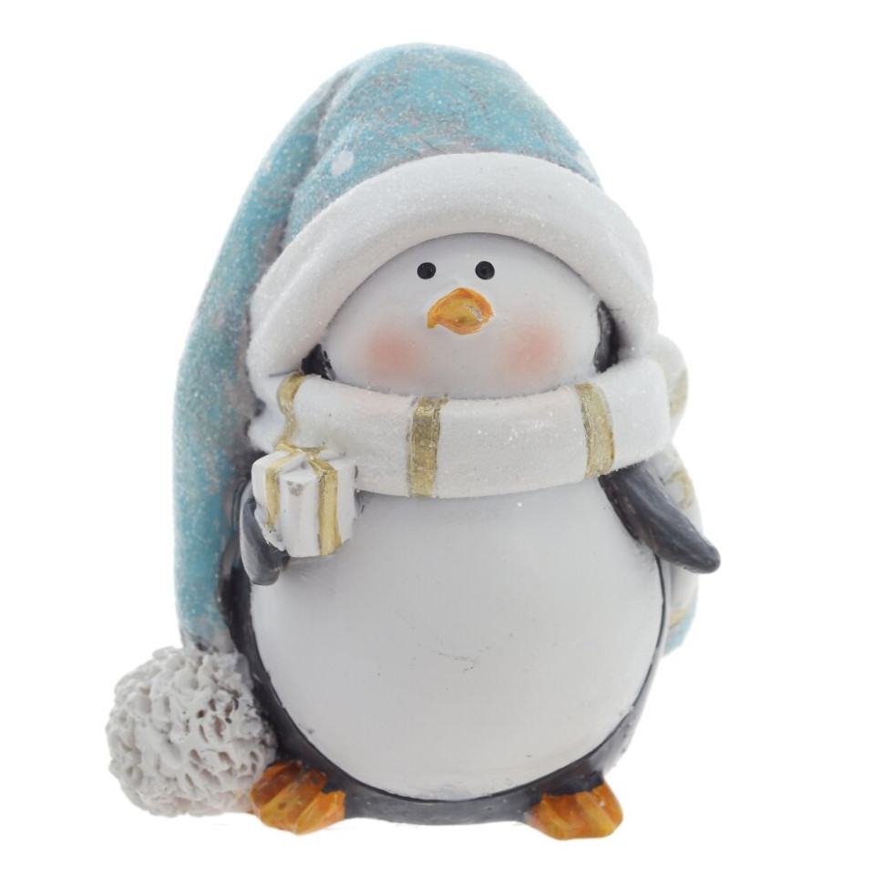 Фигурка декоративная "Пингвин",  L5 W5 H6,5 см, 2в.