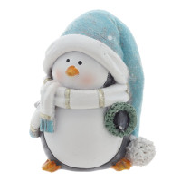 Фигурка декоративная "Пингвин",  L5 W5 H6,5 см, 2в.