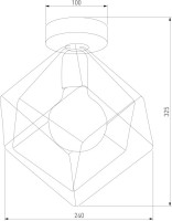 Потолочная люстра Alambre 2702 Alambre TK Lighting