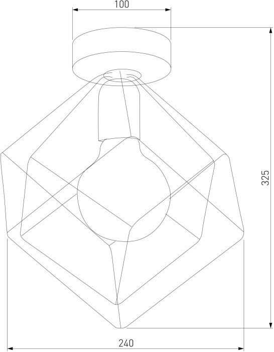 Потолочная люстра Alambre 2702 Alambre TK Lighting
