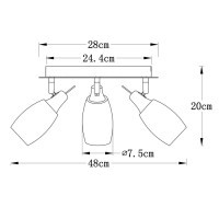 Спот Volare A4590PL-3SS Arte Lamp