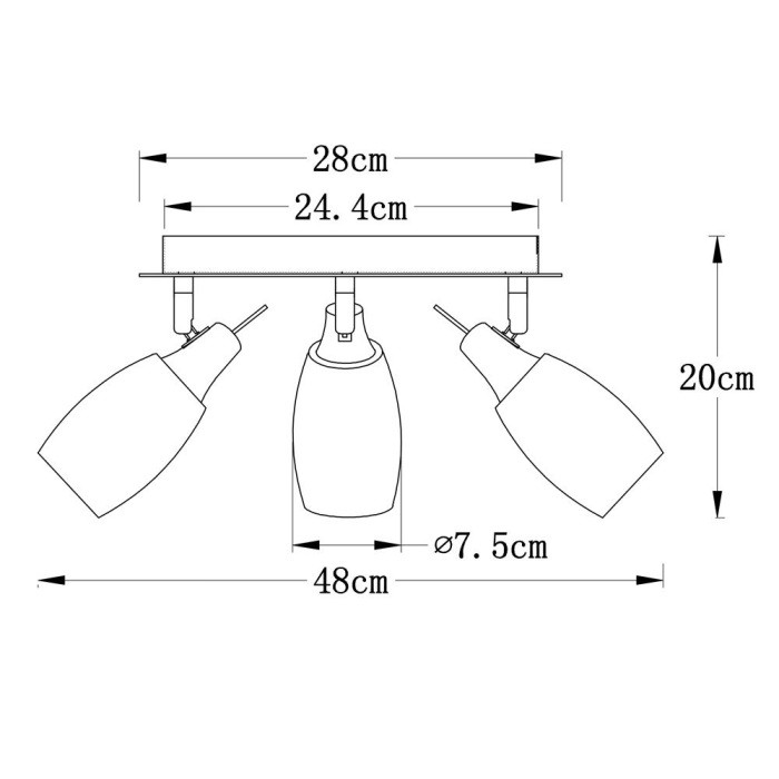 Спот Volare A4590PL-3SS Arte Lamp