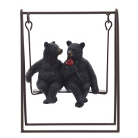 Фигурка декоративная "Медведи", L14 W6,5 H18 см