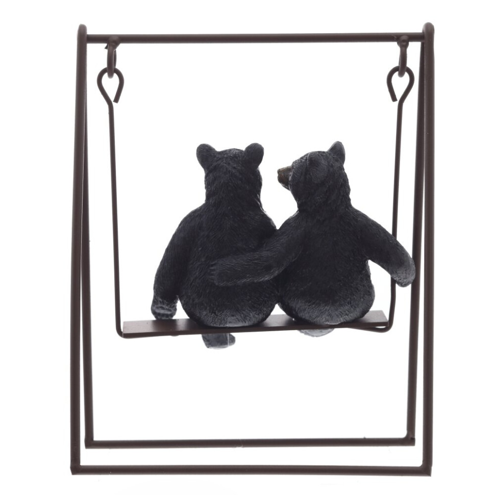 Фигурка декоративная "Медведи", L14 W6,5 H18 см
