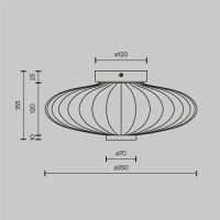 Настенный светильник Amulet MOD555WL-L8CH4K Maytoni