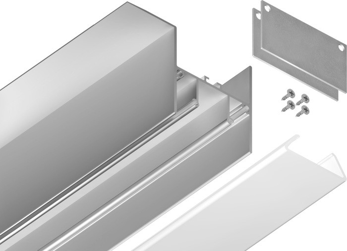 Профиль для светодиодной ленты Illumination GP4050AL Ambrella