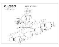 Спот Parry 54530-4 Globo