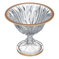 Ваза для конфет н/н 13,5см."Bolero" золотая