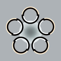 Потолочная люстра Kalifa 8027/55CL Lumion