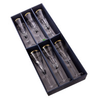 Набор фужеров 200мл.6шт."Палаис Голд"