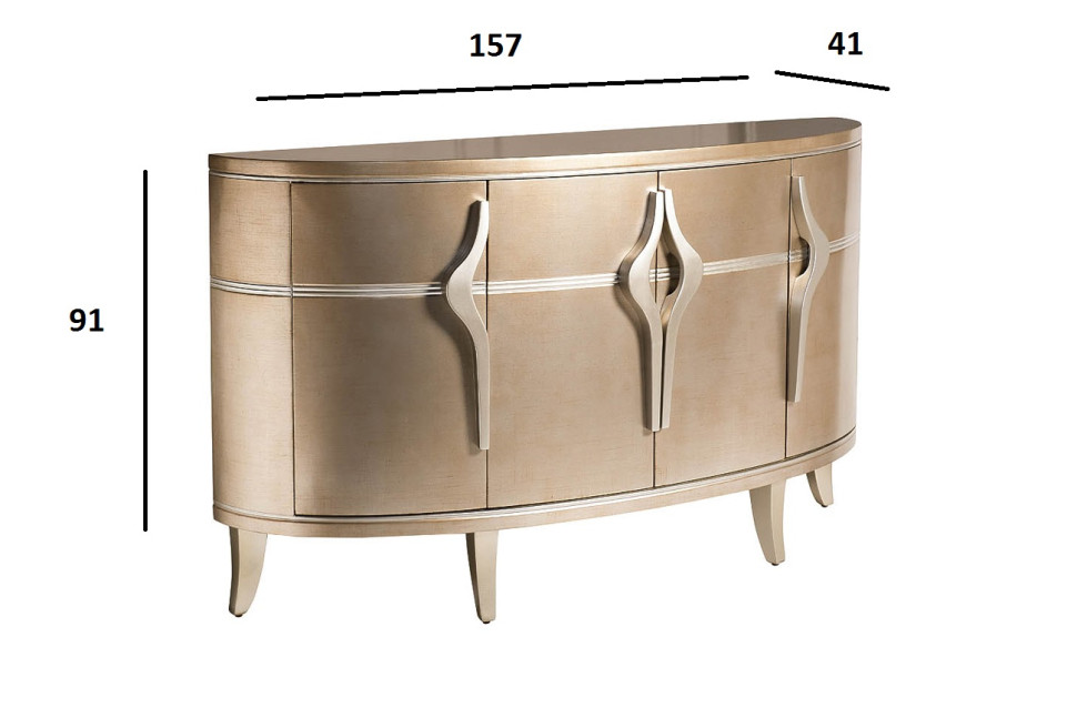 Комод округлый