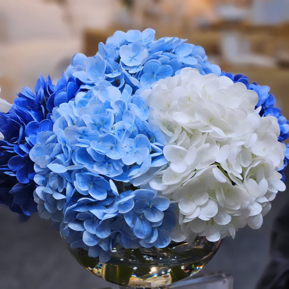 Ароматизированный букет "Luxury Provence Hydrangeas" смешанный синий Côte Noire