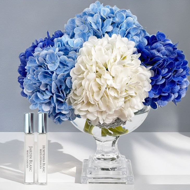Ароматизированный букет "Luxury Provence Hydrangeas" смешанный синий Côte Noire