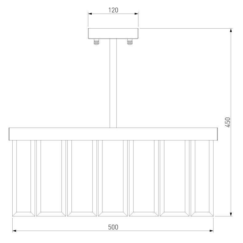 Потолочная люстра Bogates Eclipse 357/5 Smart