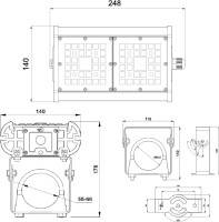 Прожектор уличный Фрегат 21 CB-C0610040 Светон Прожектор уличный Фрегат 21 CB-C0610040 Светон