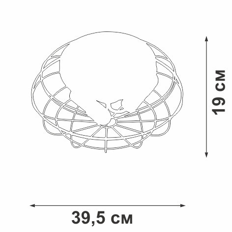 Потолочный светильник V3770-1/3PL Vitaluce