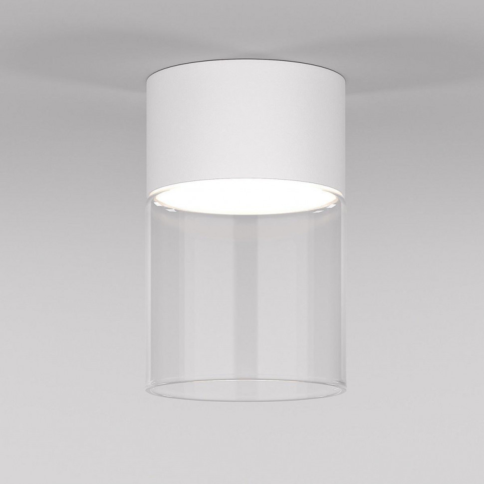 Потолочный светодиодный светильник Elektrostandard Lumen 25047/LED 10W 4000К белый/прозрачный a064710