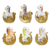 Фигурка декоративная "Лошадка", L5,5 W3,5 H7 см, 6в.